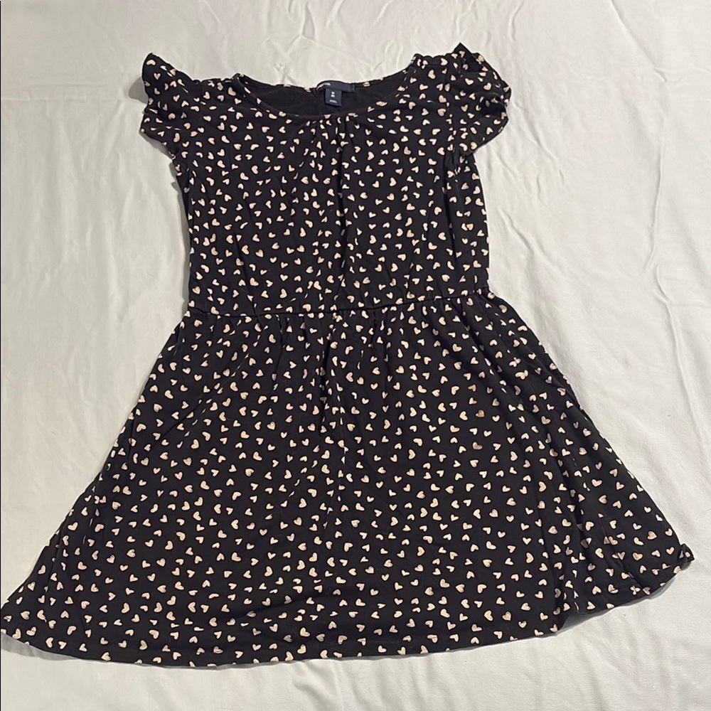 GAP Black and White Casual Flutter Sleeve Sundress